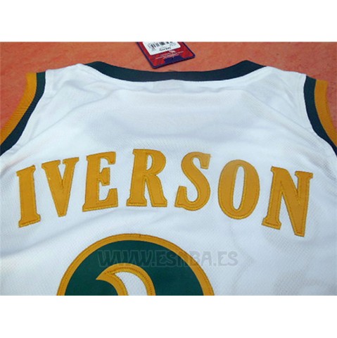 Camiseta Bethel Allen Iverson #3 Blanco